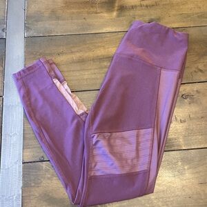 RBX light purple leggings size M performance athletic‎ outdoor run